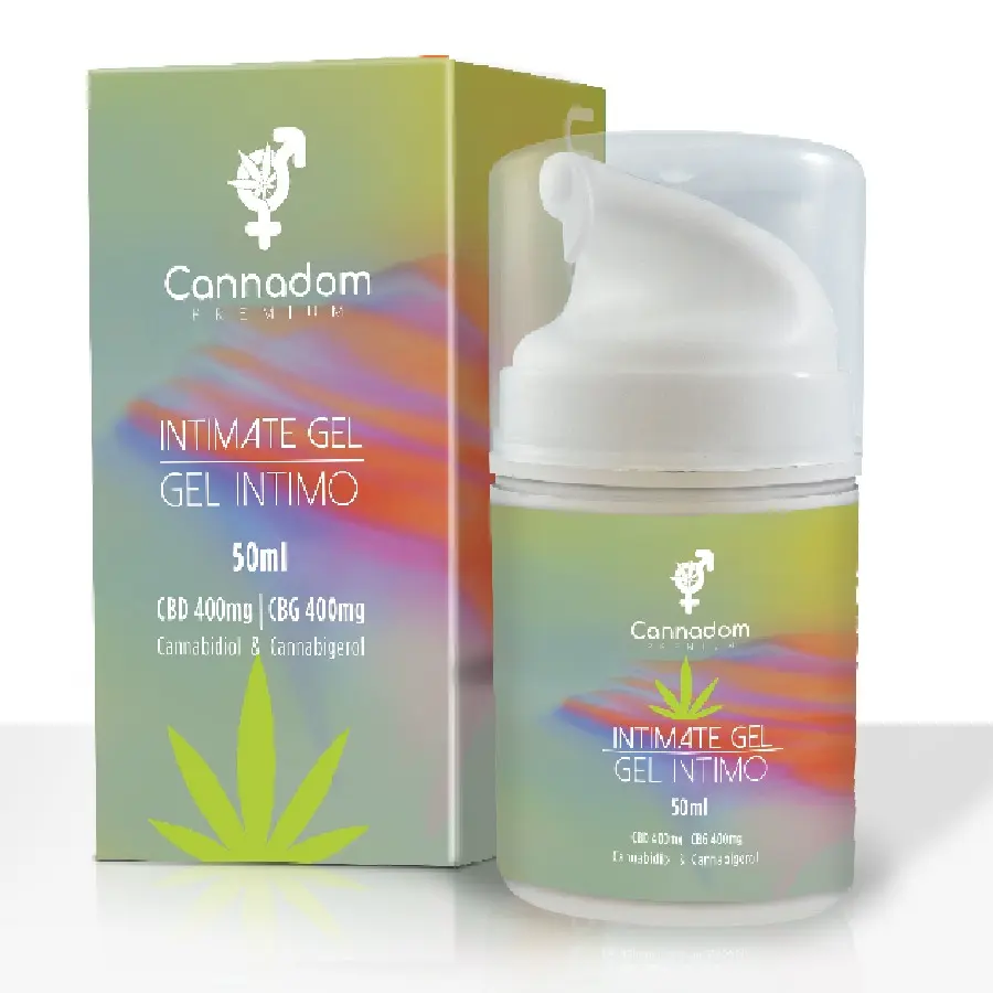 Gel lubricante íntimo con CBD y CBG 50ml Cannadom