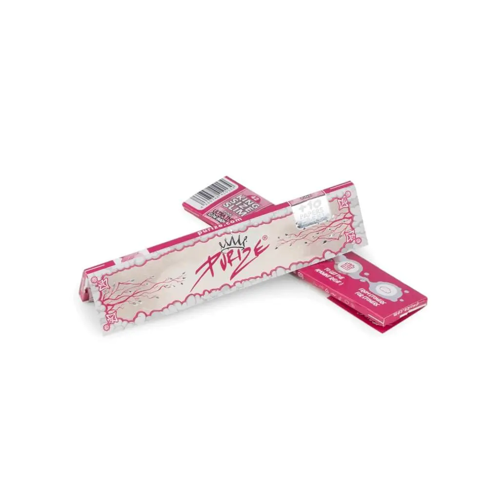 Papeles PURIZE® King Size en rosa con 42 hojas
