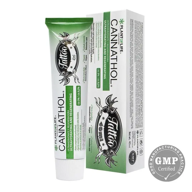 Crema para tatuajes - Cannathol 40g