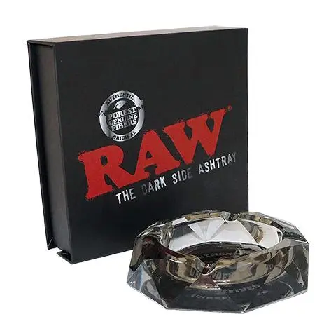 CENICERO RAW CRISTAL CENIZA OSCURO